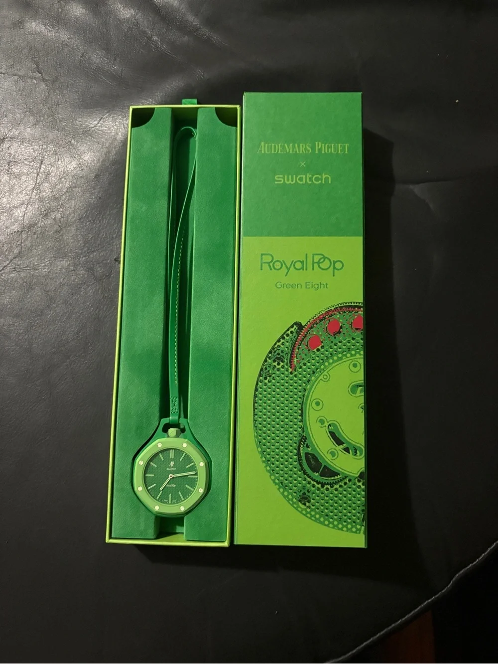 Swatch Royal Pop Pendant Watch in Green